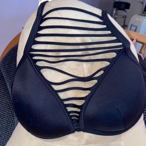 Victoria’s Secret size 34B black bikini top